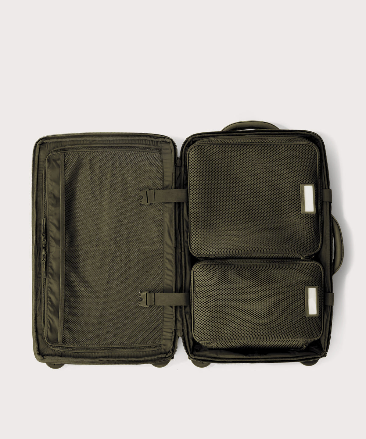 Roma Packing Cube in Dark Moss Air Mesh, Medium